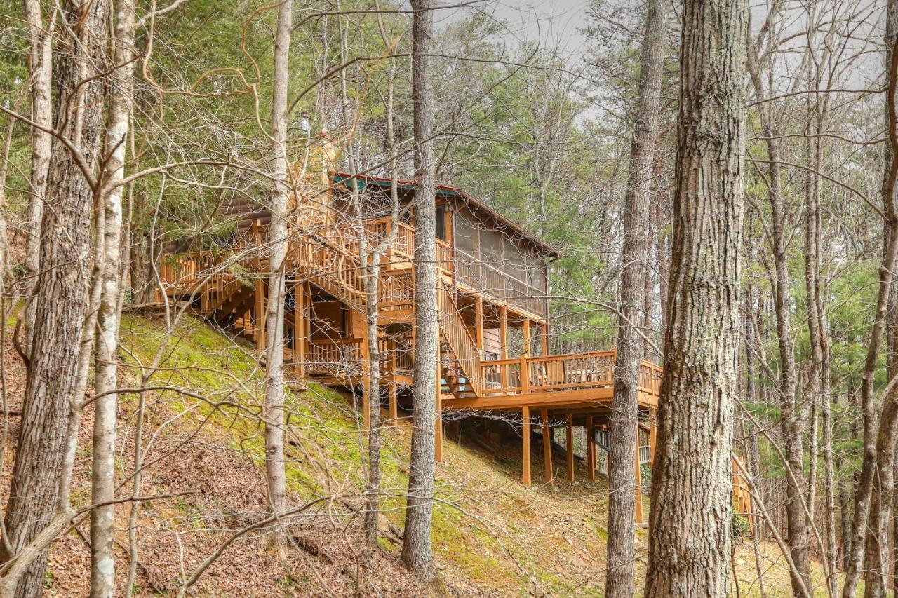 ブルーリッジ山脈 Antler Ridge Hideawayヴィラ エクステリア 写真
